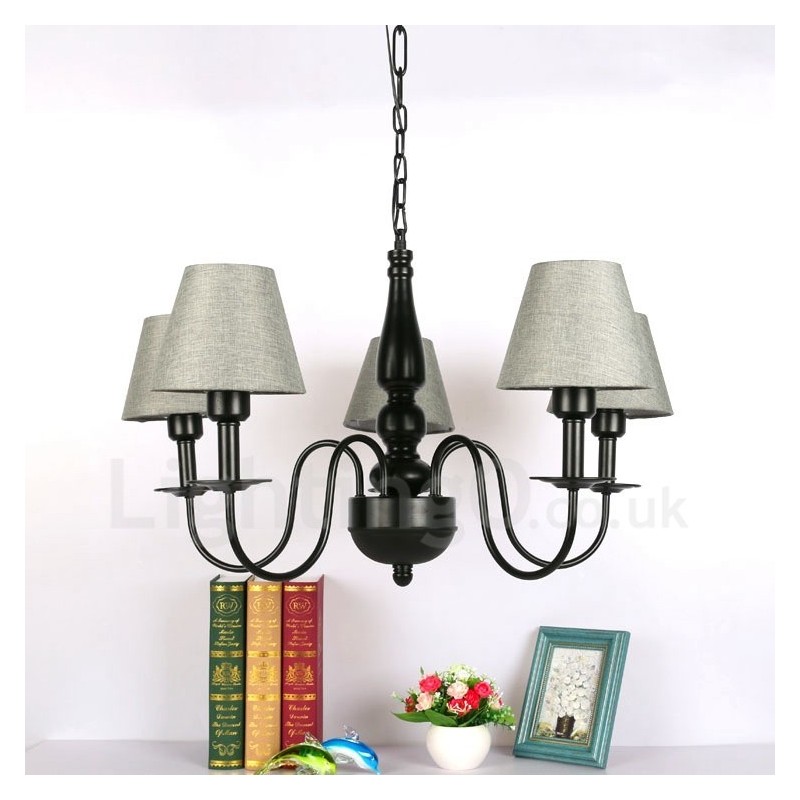 Mediterranean Style Integrated Metal Chandelier
