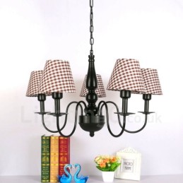 Mediterranean Style Integrated Metal Chandelier