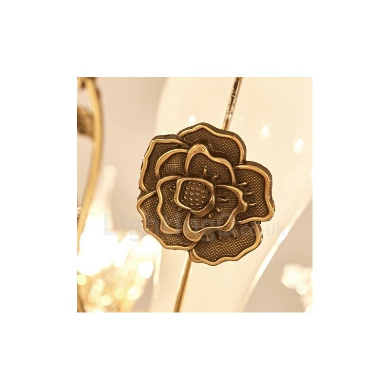 15 Light Traditional Classic Integrated Metal Chandelier