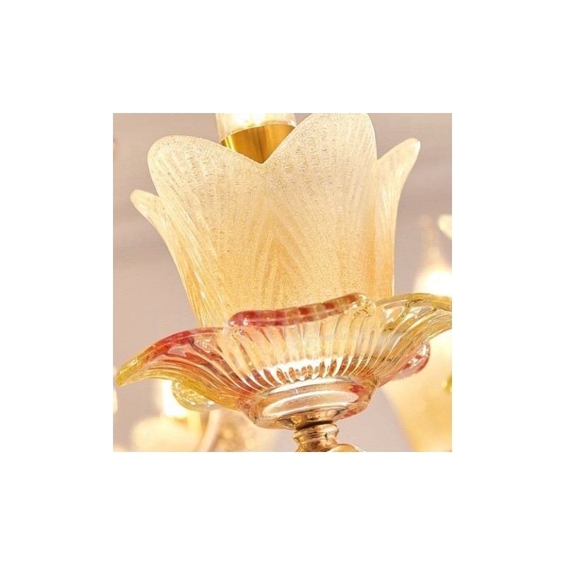 15 Light Traditional Classic Integrated Metal Chandelier