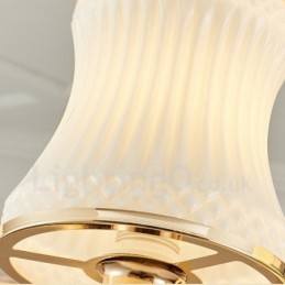 6 Light Traditional Classic Integrated Metal Luxury Candle Chandelier