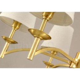 6 Light Rustic Lodge Integrated Metal Chandelier