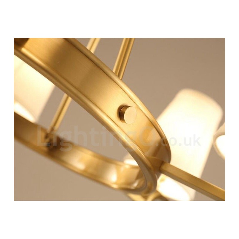 10 Light Rustic Lodge Integrated Metal Chandelier