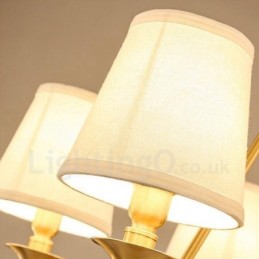 10 Light Rustic Lodge Integrated Metal Chandelier