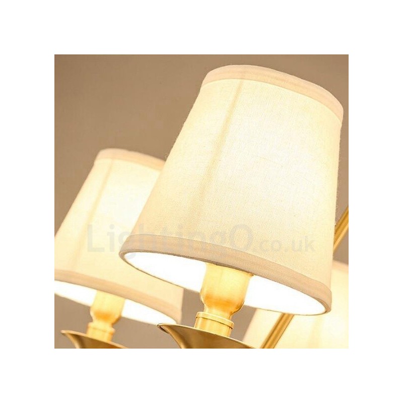 10 Light Rustic Lodge Integrated Metal Chandelier