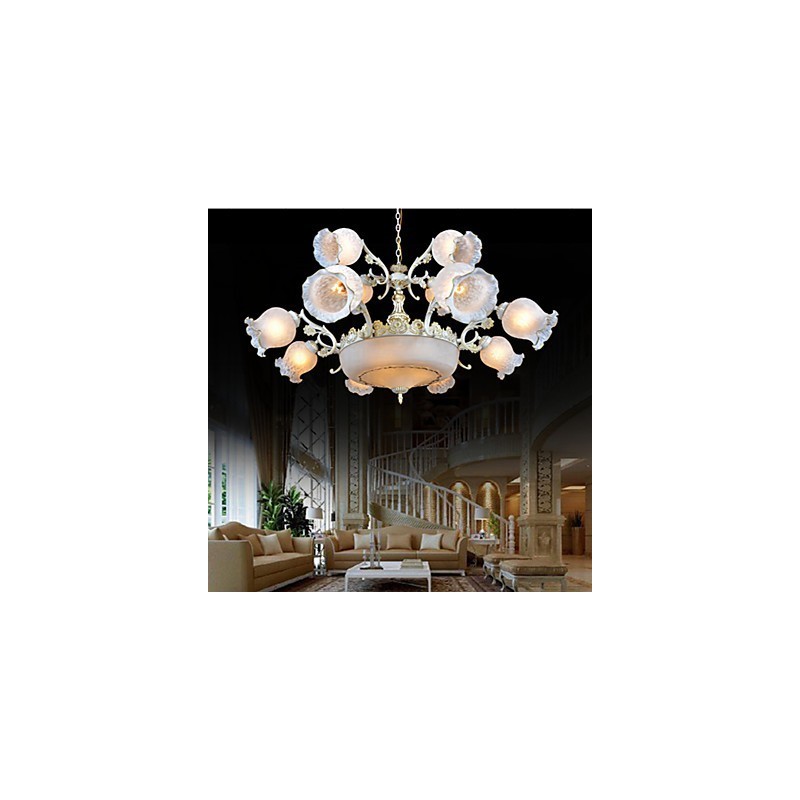 Chandelier Traditional Classic Vintage Retro Metal