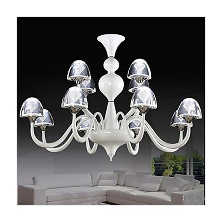 Modern Minimalist Creative Crystal Mushroom Pendant 8+4