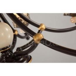 3 Light Traditional Classic Integrated Metal Chandelier