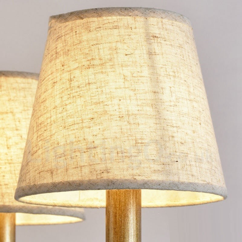 8 Light Rustic Lodge Integrated Metal Chandelier