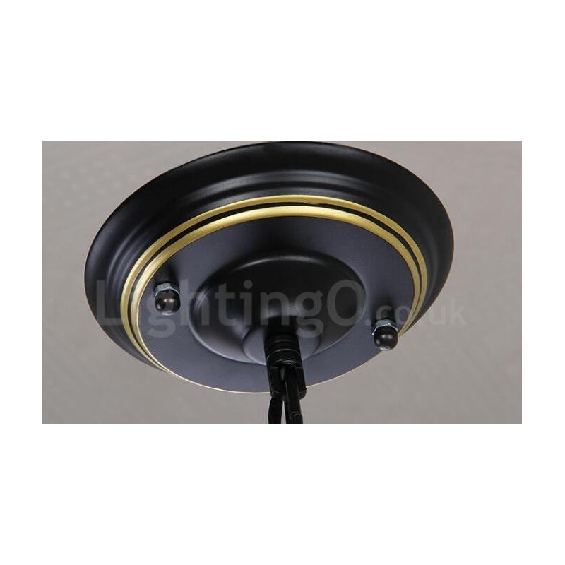 8 Light Rustic Lodge Integrated Metal Chandelier