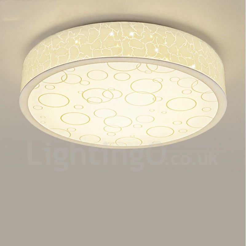 Modern Contemporary Integrated Metal Flush Mount Light