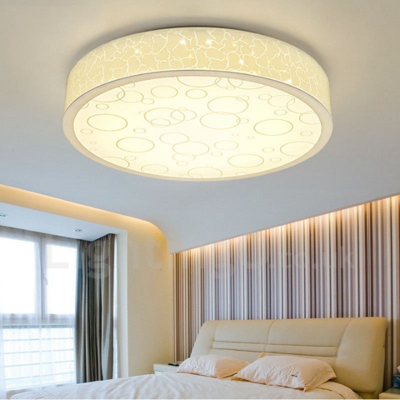 Modern Contemporary Integrated Metal Flush Mount Light