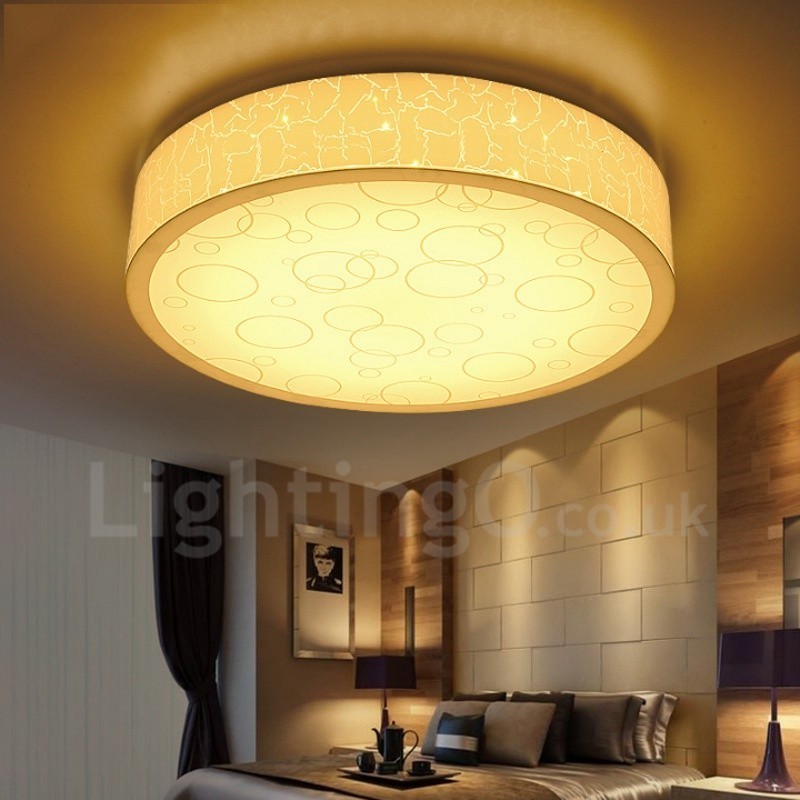 Modern Contemporary Integrated Metal Flush Mount Light