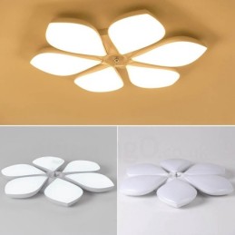 6 Light Modern Contemporary Integrated Metal Flush Mount Light