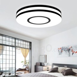 Modern Contemporary Integrated Metal Flush Mount Light