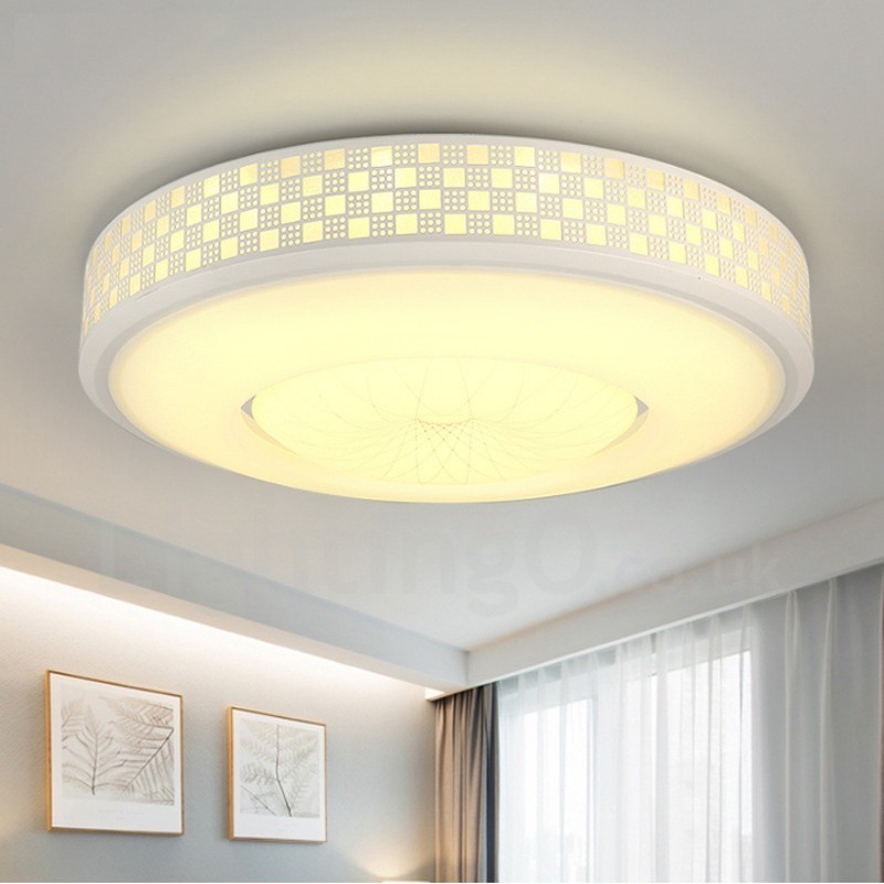 Modern Contemporary Integrated Metal Flush Mount Light