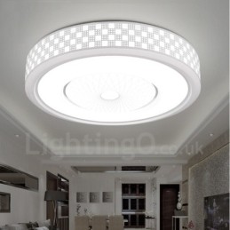 Modern Contemporary Integrated Metal Flush Mount Light
