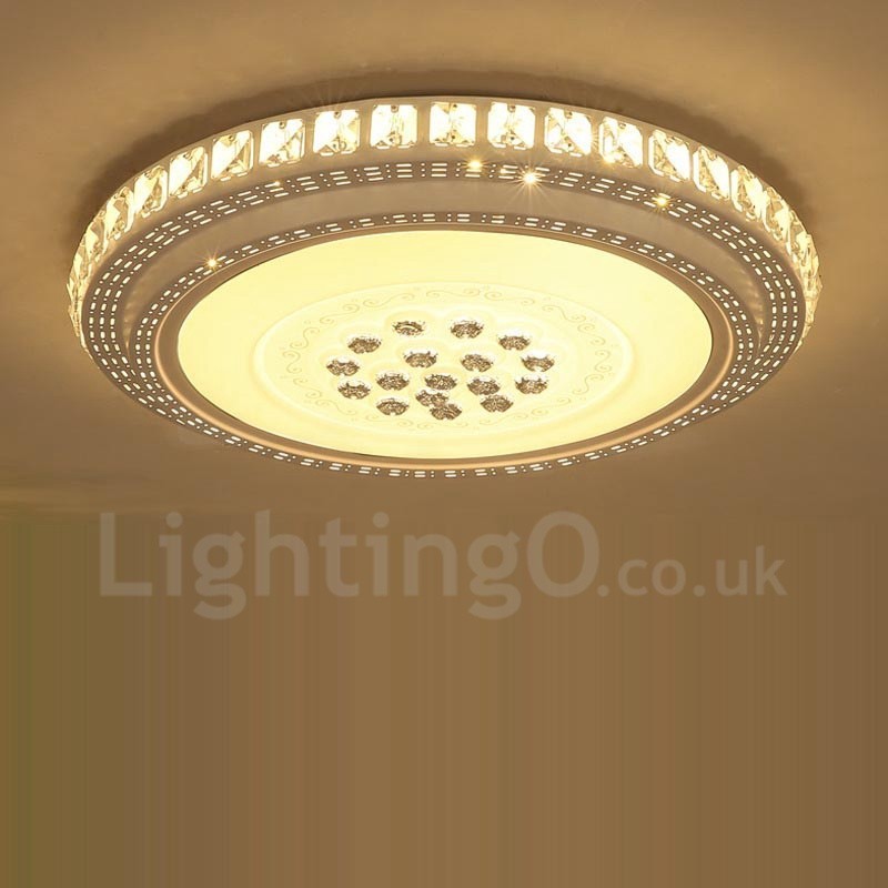 Modern Contemporary Integrated Bath Metal Flush Mount Light