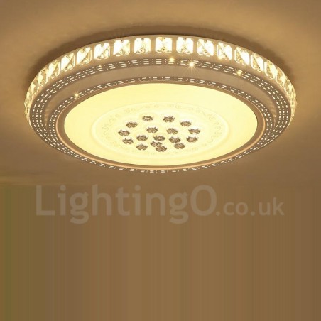 Modern Contemporary Integrated Bath Metal Flush Mount Light