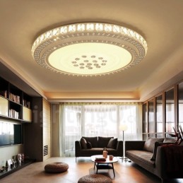 Modern Contemporary Integrated Bath Metal Flush Mount Light