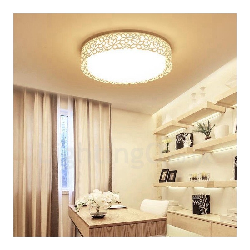 Modern Contemporary Integrated Metal Flush Mount Light