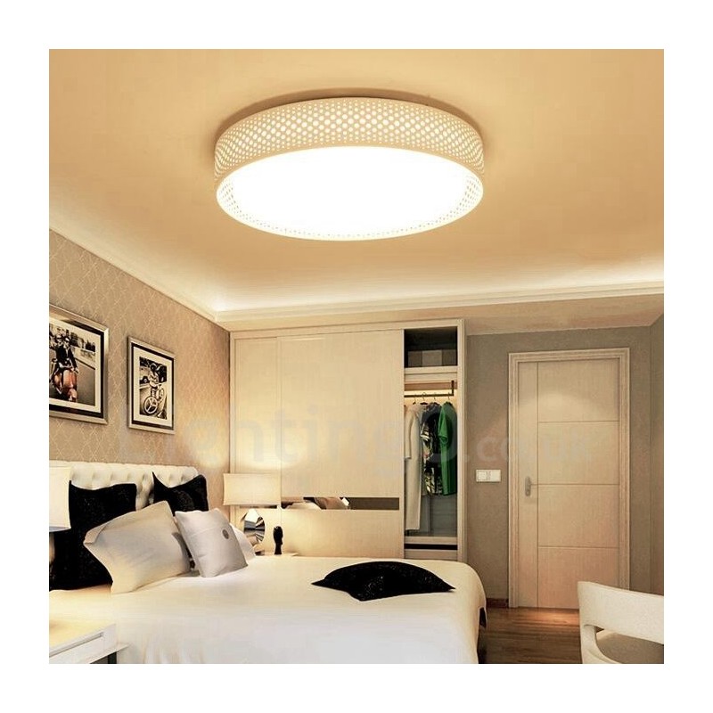 Modern Contemporary Integrated Metal Flush Mount Light