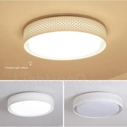 Modern Contemporary Integrated Metal Flush Mount Light