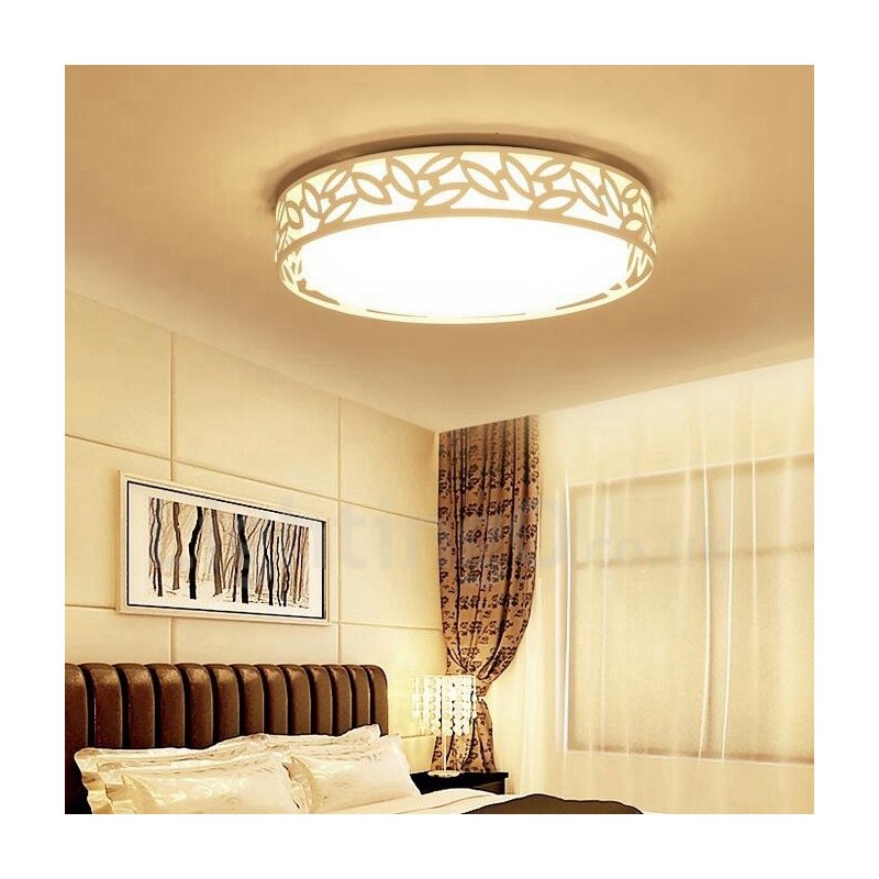 Modern Contemporary Integrated Metal Flush Mount Light
