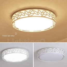 Modern Contemporary Integrated Metal Flush Mount Light
