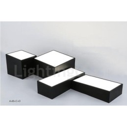 Modern Contemporary Integrated Metal Flush Mount Light