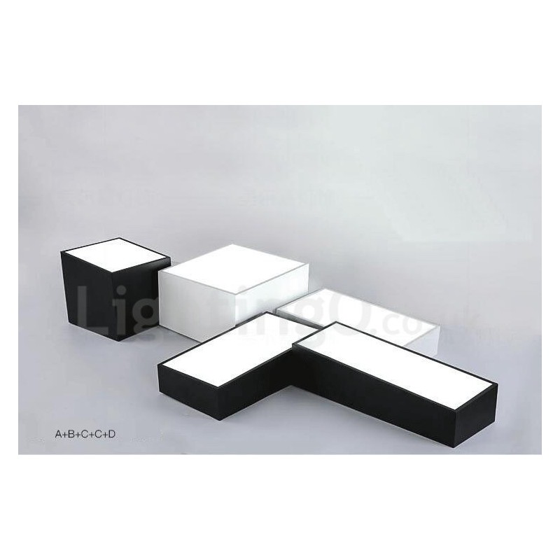 Modern Contemporary Integrated Metal Flush Mount Light