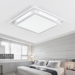 Modern Contemporary Integrated Metal Flush Mount Light