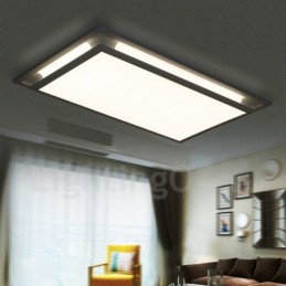 Modern Contemporary Integrated Metal Flush Mount Light