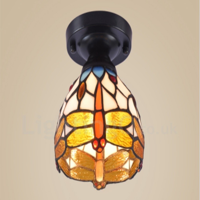 Mediterranean Style Integrated Flush Mount Light