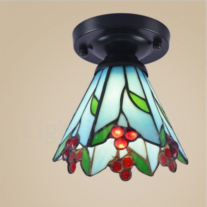 Mediterranean Style Integrated Flush Mount Light