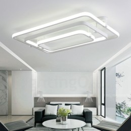 3 Rings Modern Contemporary Integrated Flush Mount Light