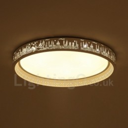 Modern Contemporary Integrated Metal Flush Mount Light