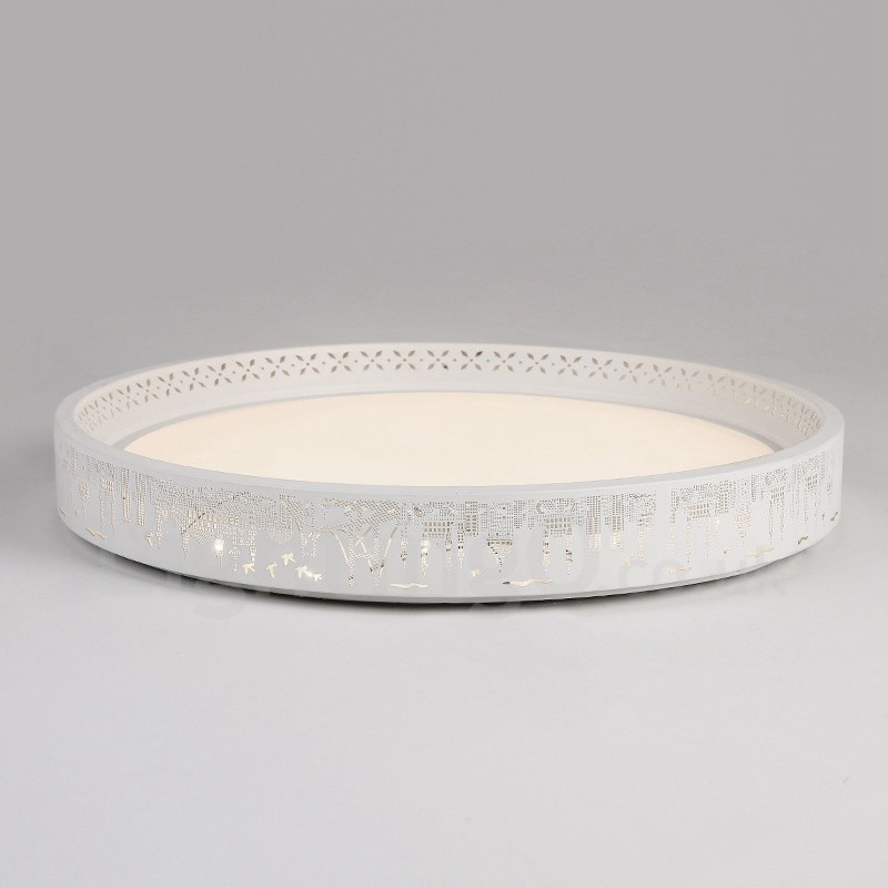 Modern Contemporary Integrated Metal Flush Mount Light