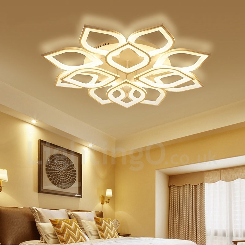 12 Light Modern Contemporary Integrated Flush Mount Light