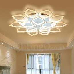 15 Light Modern Contemporary Integrated Flush Mount Light