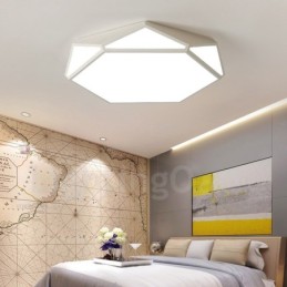Modern Contemporary Integrated Metal Flush Mount Light