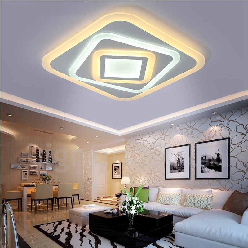 Modern Contemporary Integrated Flush Mount Light
