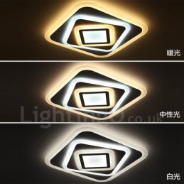 Modern Contemporary Integrated Flush Mount Light