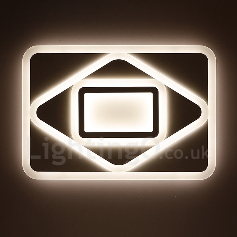 Modern Contemporary Integrated Flush Mount Light