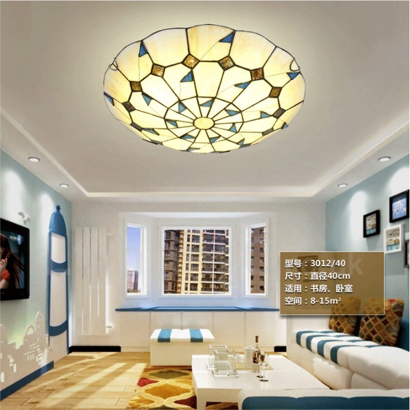 Rustic Lodge Integrated Flush Mount Light