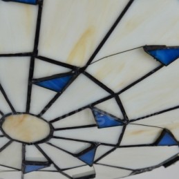 Rustic Lodge Integrated Flush Mount Light