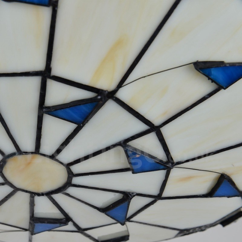 Rustic Lodge Integrated Flush Mount Light