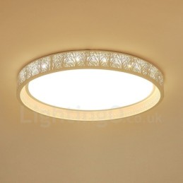 Modern Contemporary Integrated Metal Flush Mount Light