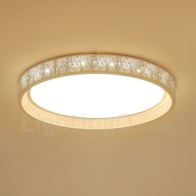Modern Contemporary Integrated Metal Flush Mount Light