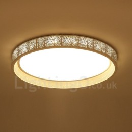 Modern Contemporary Integrated Metal Flush Mount Light